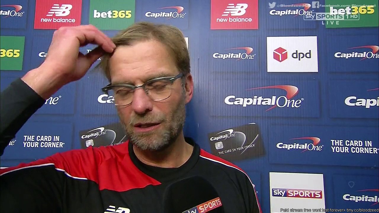 Jurgen Klopp post-match interview - Stoke 0-1 Liverpool