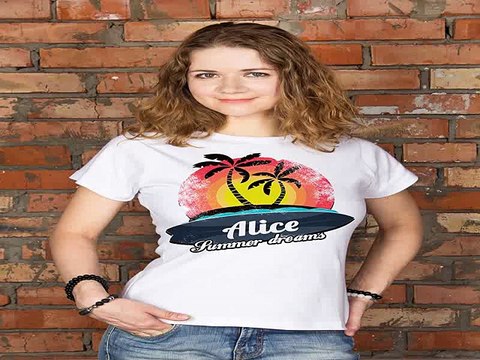 Четкий подарок на все случаи жизни - Футболка женская с вашим текстом Summer dreams в г. Оренбург