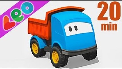 20 minutes de Léo le camion benne curieux - Compilation | Dessin animés en français pou