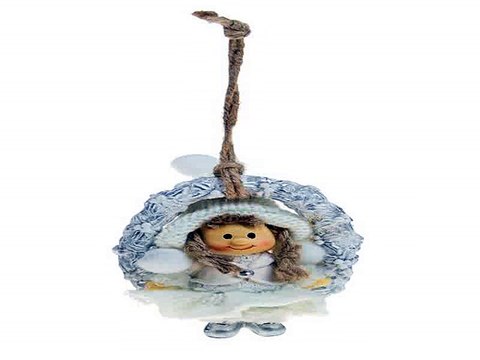 Незаменимый подарок на день рождения - Украшение декоративное Малыш на качелях в г. Санкт-Петербург