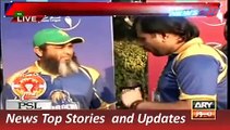 ARY News Headlines 21 December 2015, Mushtaq Ahmed Talk on Karachi Team & PSL