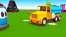 ---TRUCK Cartoons - Leo the Toy Trucks WATER TANKER TRUCK!