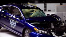 2015 Honda Accord 2-door coupe small overlap IIHS crash test