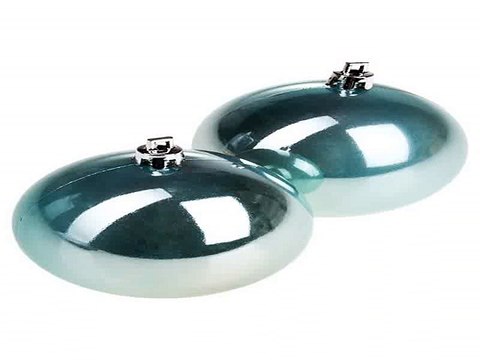 Приличный подарок на день рождения - Набор шаров елочных Набор шаров елочных, 2-предм., Д=7.5см, пласт., мятный в г. Казань