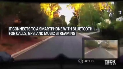 This smart helmet gives you eyes in the back of your head