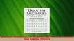 PDF Download  Quantum Mechanics For Engineering Materials Science and Applied Physics PDF Online