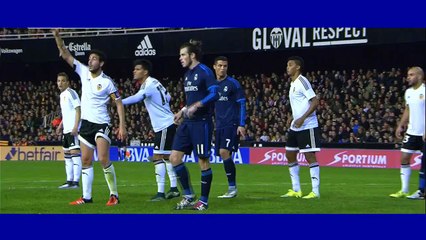 دقيقة مجنونة من مباراة فالنسيا وريال مدريد