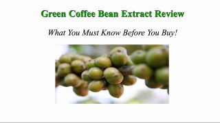 what is green coffee bean extract
