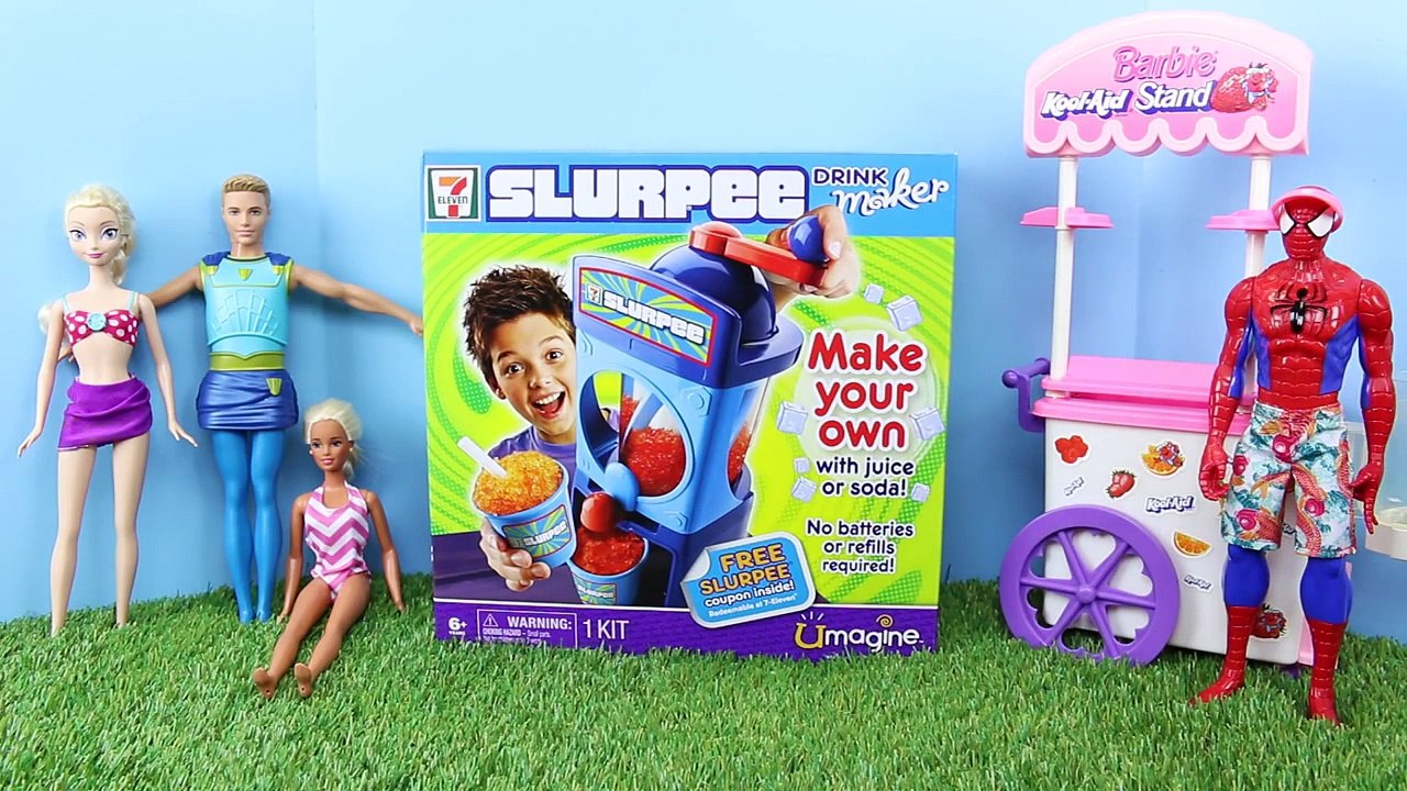 Dippin Dots Frozen Dot Maker Machine Ice Cream Frozen Sweet Treats with Spiderman & Disne