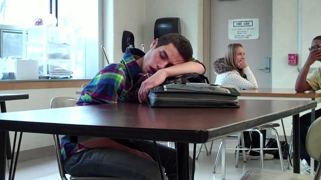 Teacher pranks sleeping student