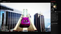 PS4　GTA5　オンライン実況　part6　鬼畜レース　SHAQドライビングテクニック養成所4　(Funny Moments EPIC RACE)