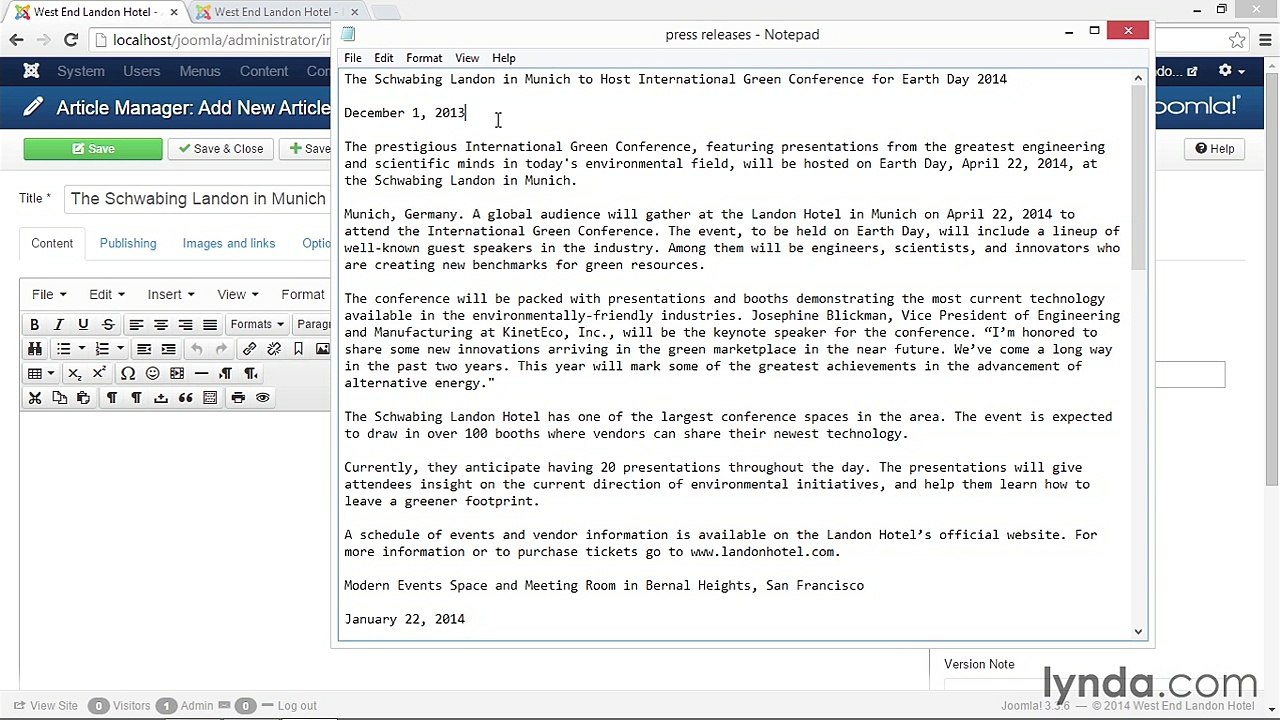 021 Using Read More - Working with Joomla! 3.3
