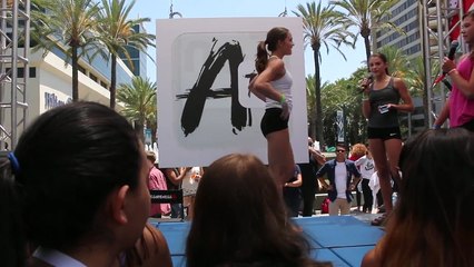 Alphabet Gymnastics Challenge at Vidcon!