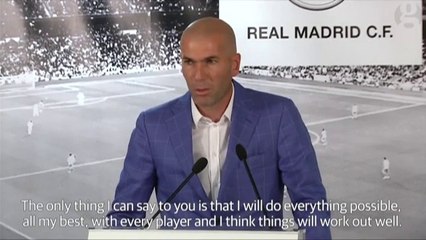 Zinedine Zidane announces plans for Real Madrid - English Subs