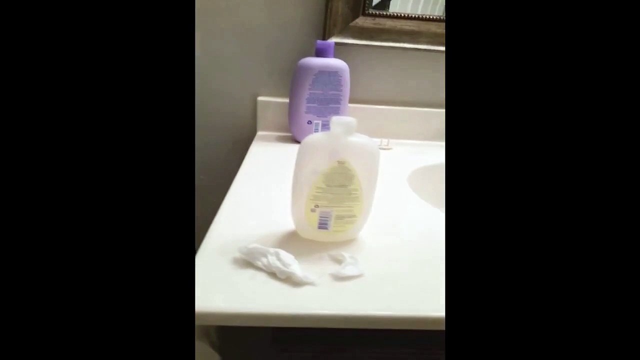 Baby Takes a Bath in the Toilet