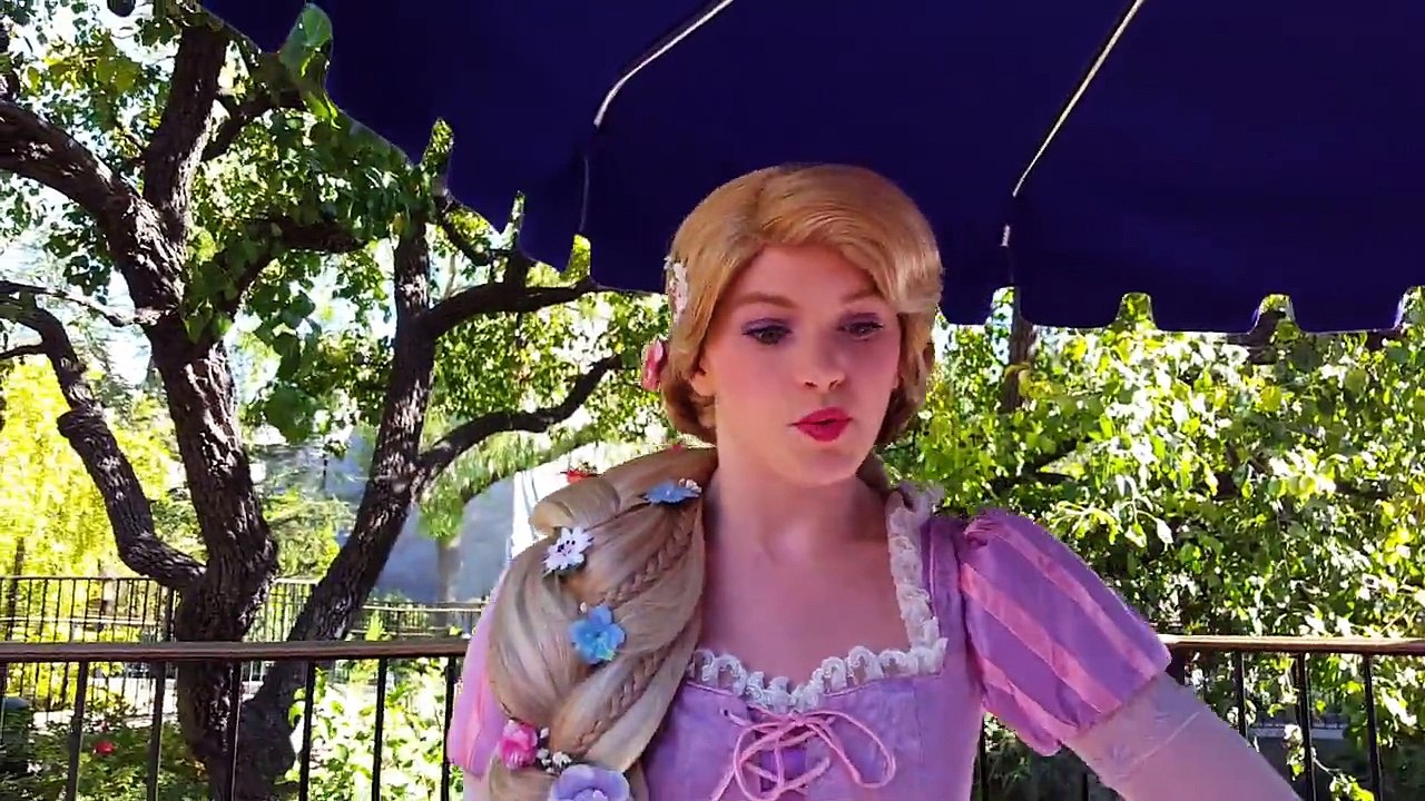 RAPUNZEL HAS SO MANY FANS  DISNEYLAND CA!