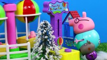 Peppa Pig Theme Park Toy Episode - Peppa goes to Doc Mcstuffins Lego Hospital