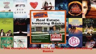 PDF Download  The Complete Idiots Guide to Real Estate Investing Basics Read Full Ebook