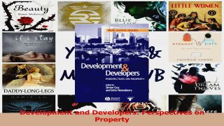 PDF Download  Development and Developers Perspectives on Property Download Full Ebook