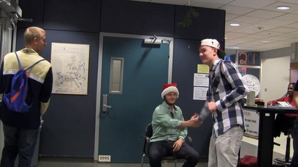 Cade Austin Mistletoe Kissing Prank