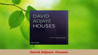 Read  David Adjaye Houses EBooks Online