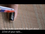 how to do lace nail art with nail art stickers