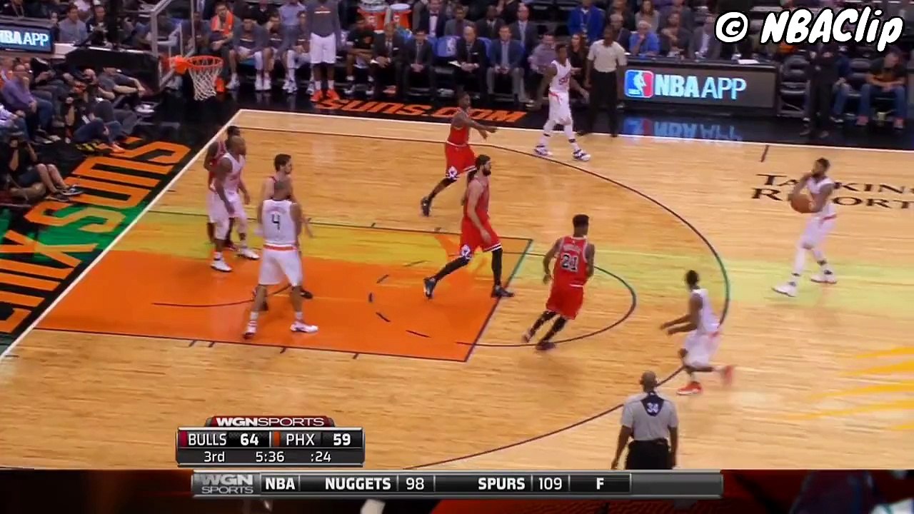 Phoenix Suns Out Rebound Chicago Bulls | Suns vs Bulls | 2015 16 NBA REGULAR SEASON (60fps