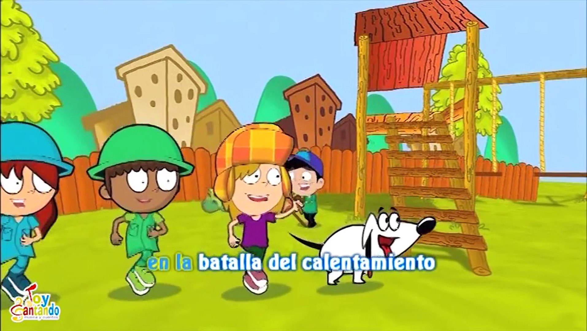 LA BATALLA DEL CALENTAMIENTO canción infantil - Dailymotion Video