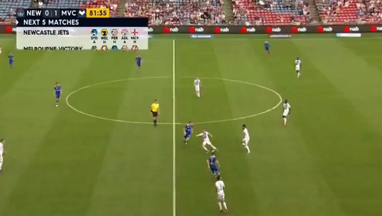 Who Pushed Berisha ● Newcastle Jets 0:1 Melbourne Victory ● Australian A-League 3/1/2016