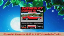 Read  Chevrolet Corvette 1963 to 1967 MuscleCarTech Ebook Free