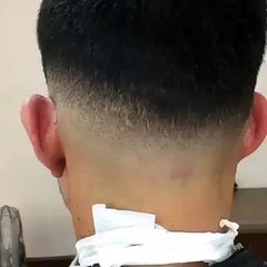 Low skin fade haircut