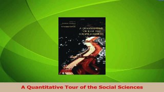 Read  A Quantitative Tour of the Social Sciences PDF Free