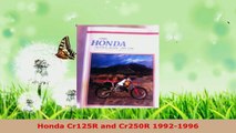 Read  Honda Cr125R and Cr250R 19921996 Ebook Free