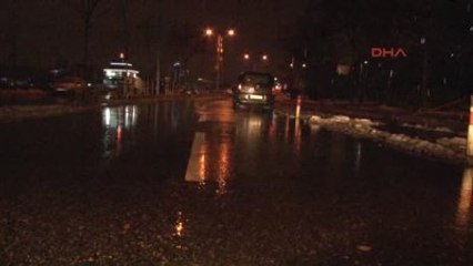 Kar Yağışı Yerini Yağmura Bıraktı