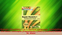Read  Organic Chemistry I as a Second Language Translating the Basic Concepts Paperback Ebook Online