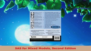 Read  SAS for Mixed Models Second Edition EBooks Online