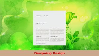 Read  Designing Design Ebook Free