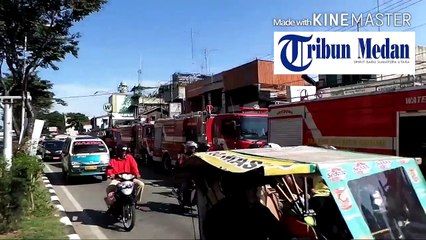 Anak Bermain Api, Satu Unit Rumah di Medan Hangus Terbakar