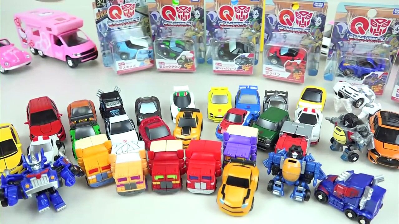 16 Choro-Q Transformers Hello Kitty Evangelion 헬로카봇 과 초로큐 트랜스포머