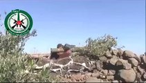 القنيطرة: الجيش السوري الحر يدمّر دبابة لقوات الأسد بصاروخ تاو 7 9 2014