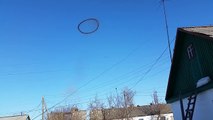 Чёрное кольцо в небе Казахстана. Странное явление (1)
