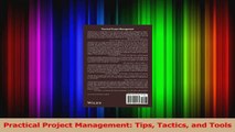 PDF Download  Practical Project Management Tips Tactics and Tools Read Online