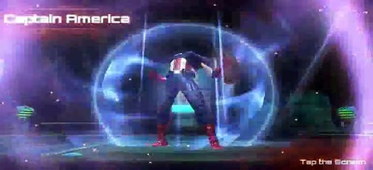 Marvel Android Game Replay with Captain American and Team Part2