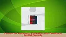 Read  Finance for Engineers Evaluation and Funding of Capital Projects Ebook Free