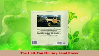 Download  The HalfTon Military Land Rover PDF Online