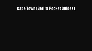Cape Town (Berlitz Pocket Guides) [PDF] Full Ebook