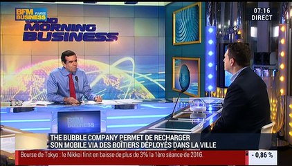 Bubble, la première borne de recharge pour objets connectés dans les lieux publics - 04/01