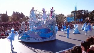Anna & Elsa Frozen Fantasy Greeting Parade Tokyo Disneyland Japan 2015 東京ディズニーランド