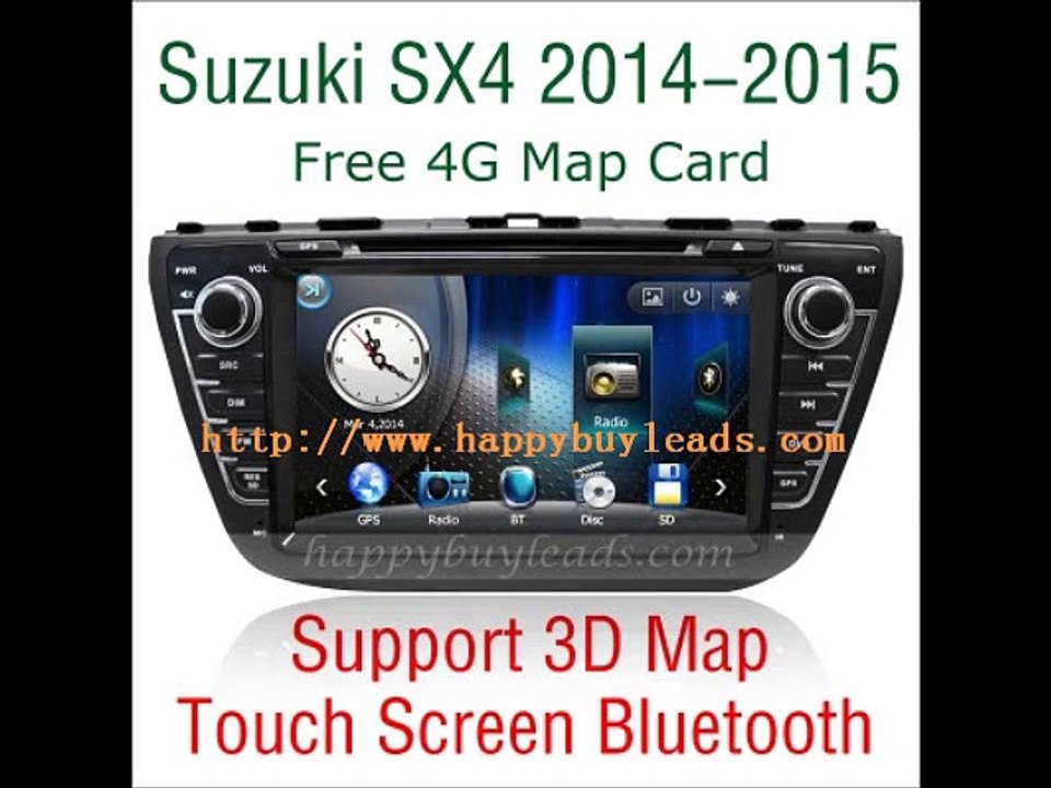 Suzuki SX4 Car Audio System DVD GPS Navigation Bluetooth