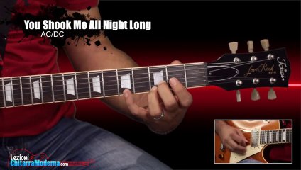 Lezioni di Chitarra: You Shook Me All Night Long